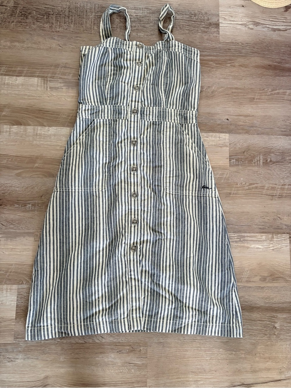 Kavu stripped 100 percent cotton dress medium